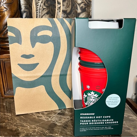Starbucks Kitchen Starbucks Holiday 222 Color Changing Hot Cups